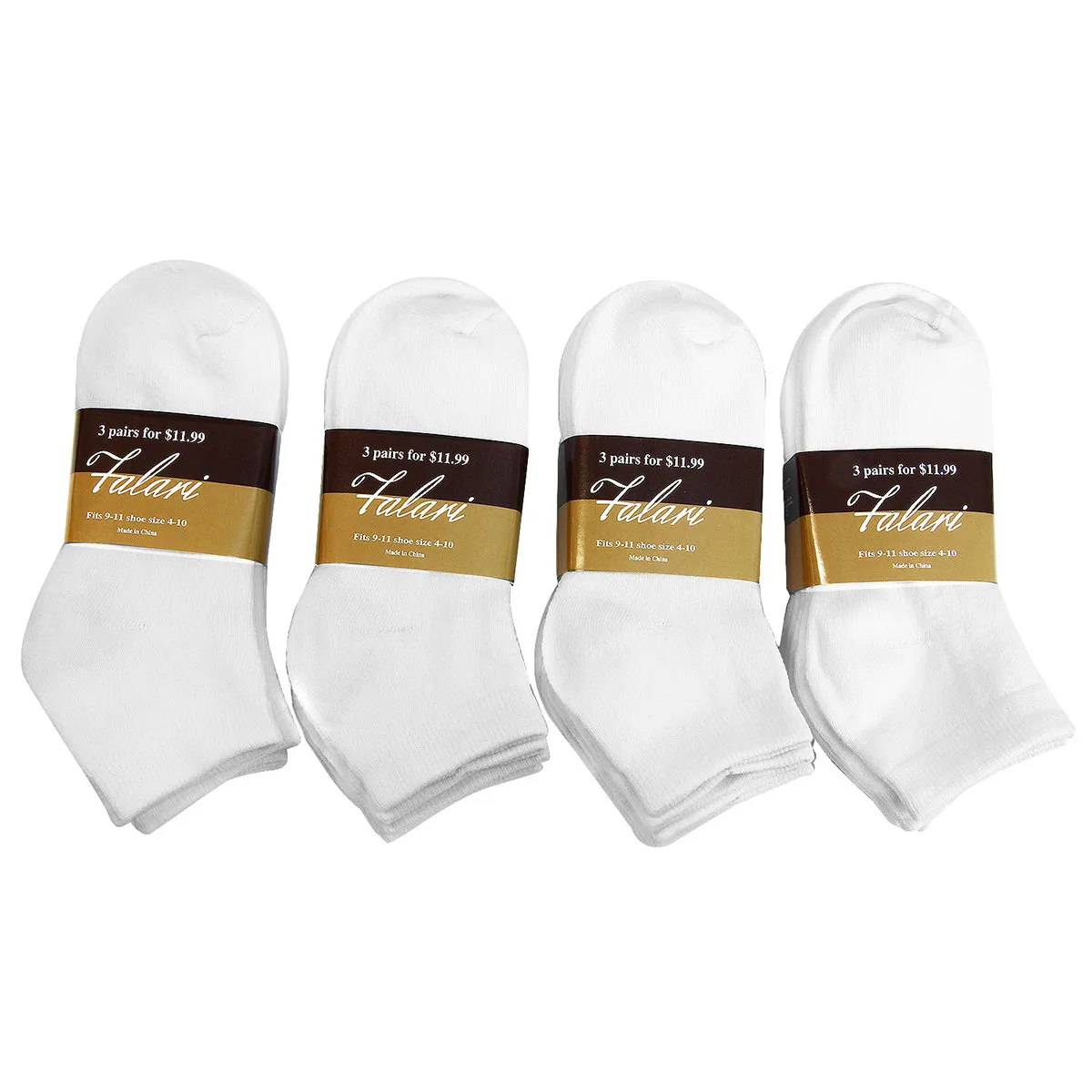 12-Pack Men's Ultimate Cushioned Cotton Ankle Socks