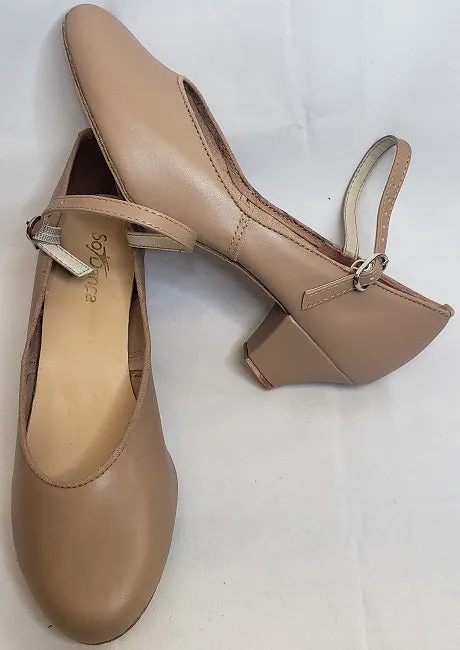 1.25" Meredith -- Mary Jane Ballroom Shoe -- Caramel