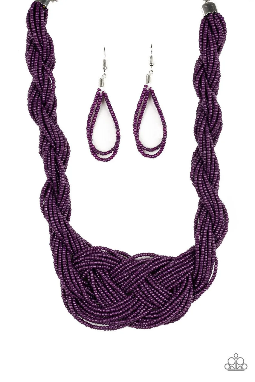 A Standing Ovation Purple Paparazzi Necklace