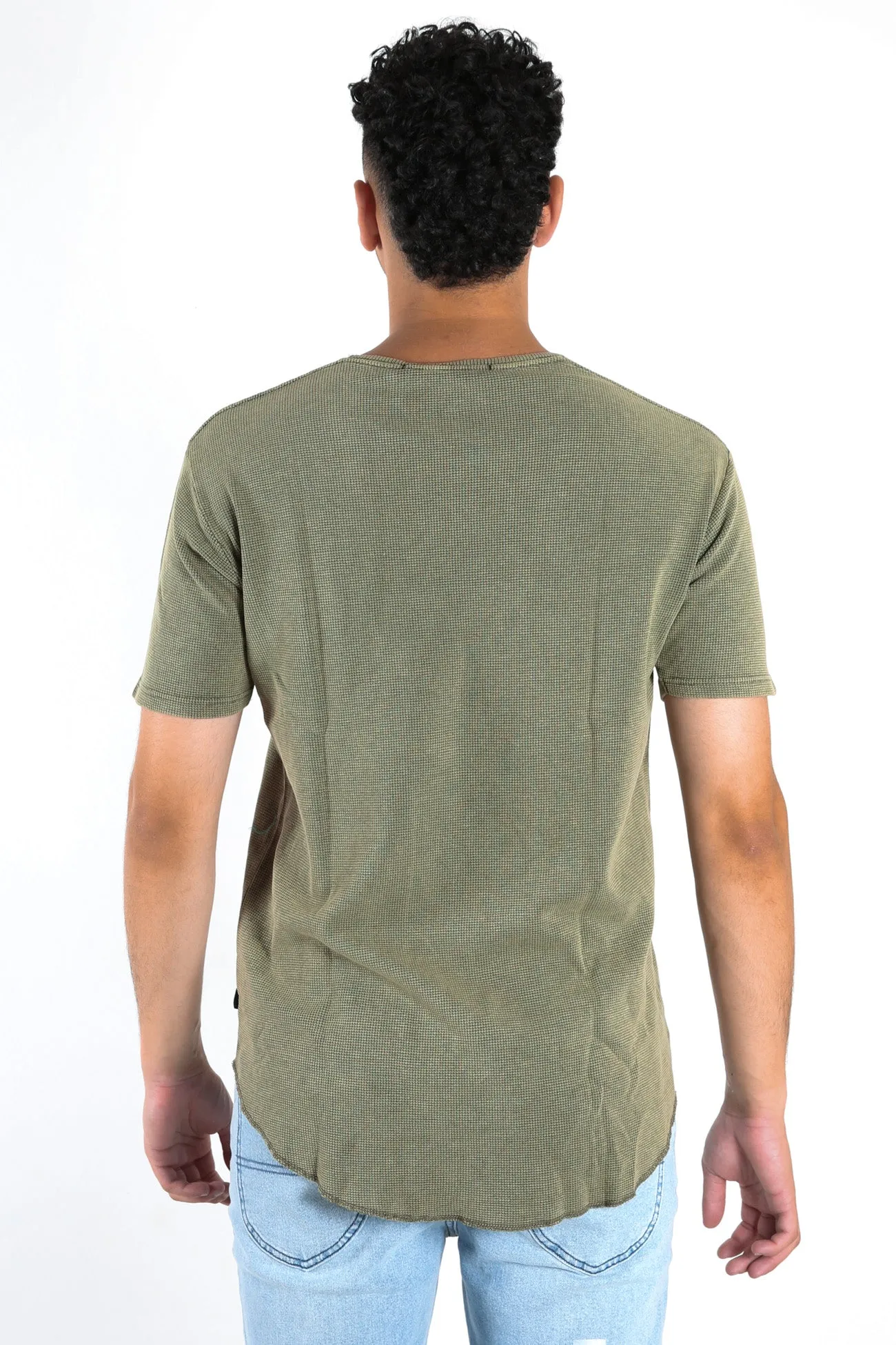 Acid Waffle Tee Khaki