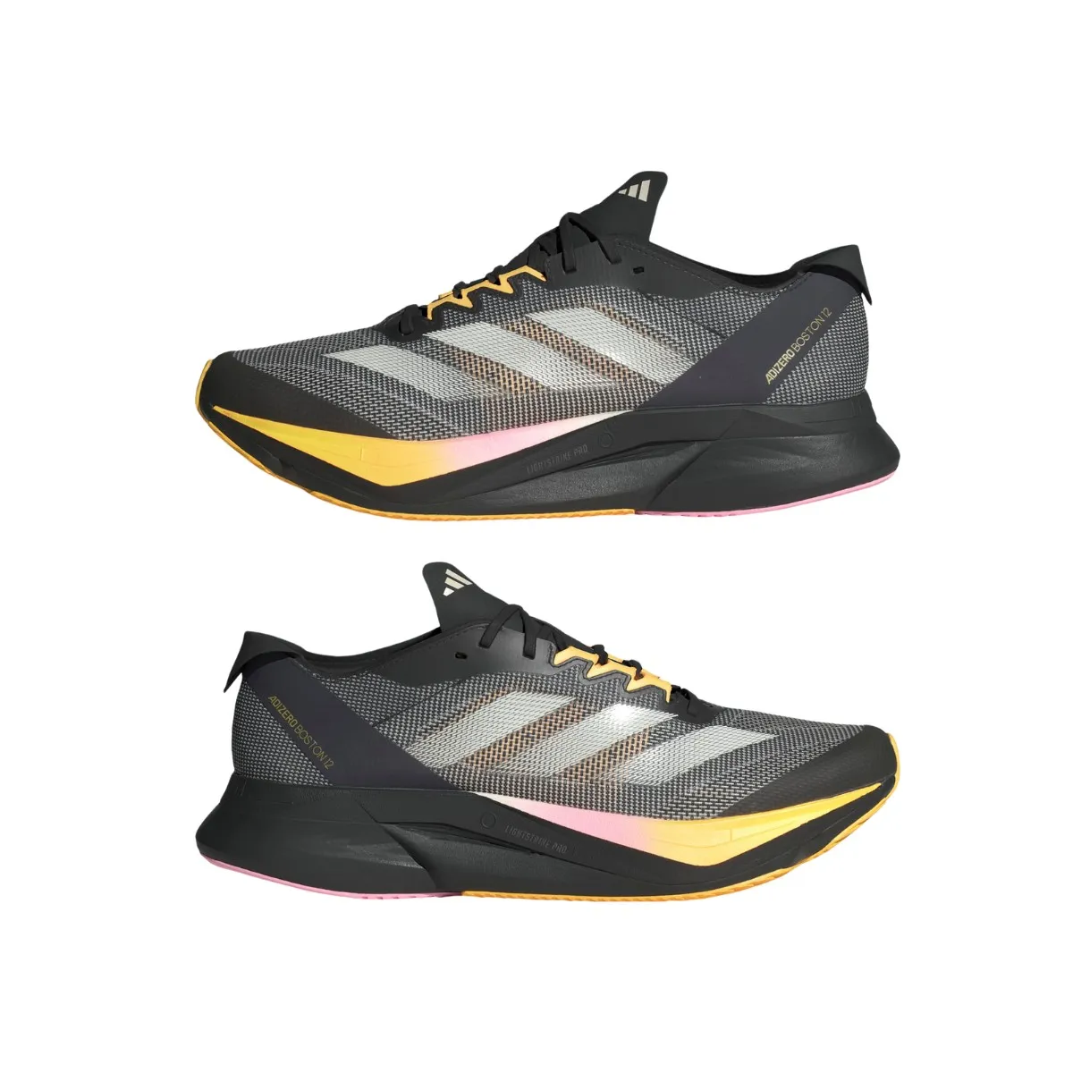 Adidas Adizero Boston 12 Black Orange AW24 Shoes