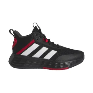 Adidas Kids' Own The Game Basketball Shoes - Black/White/Red