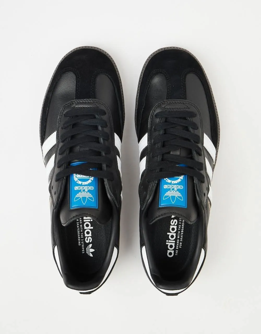 Adidas Samba ADV Skate Shoes - Core Black/White/Gum