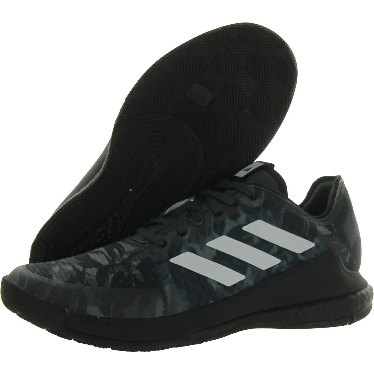 Adidas Womens CRAZYFLIGHT Round toe Lace up Running & Training Shoes