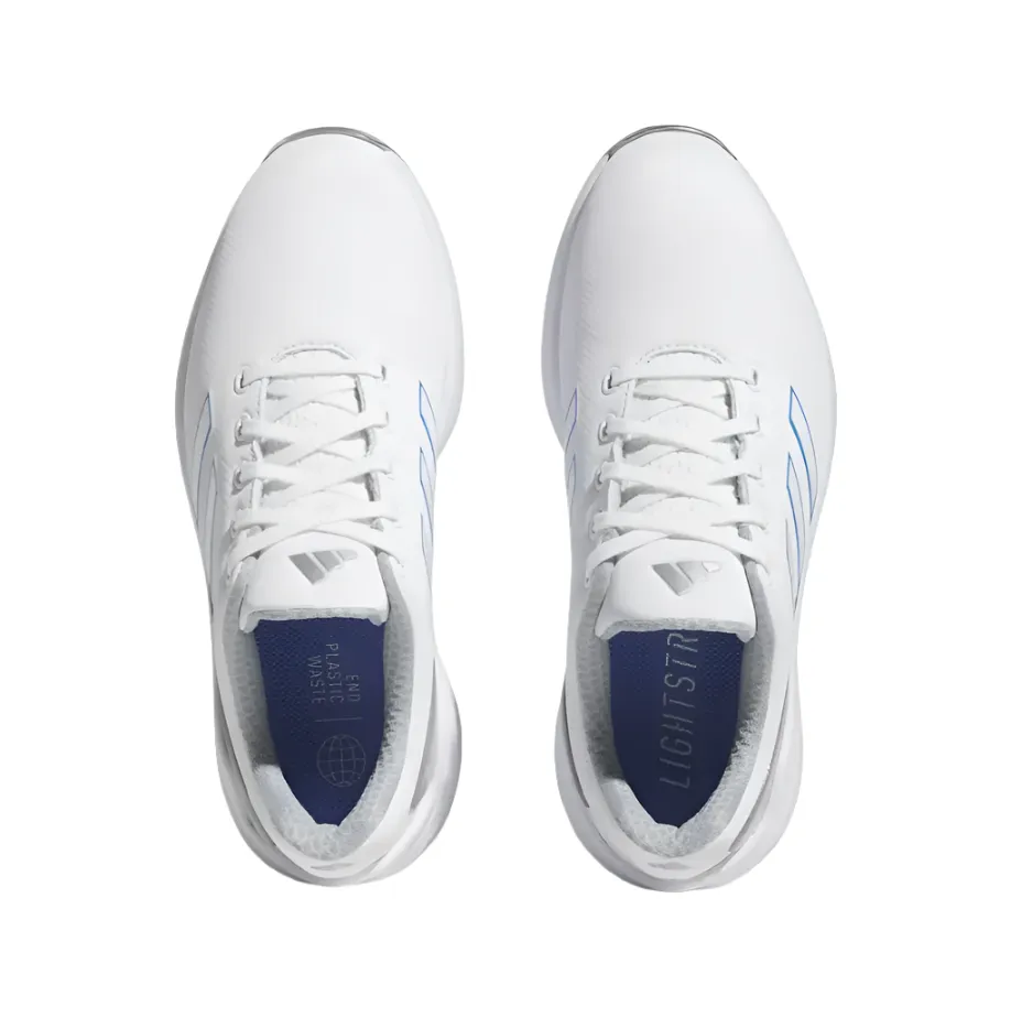 Adidas Womens ZG23 Golf Shoes White/Blue/Silver