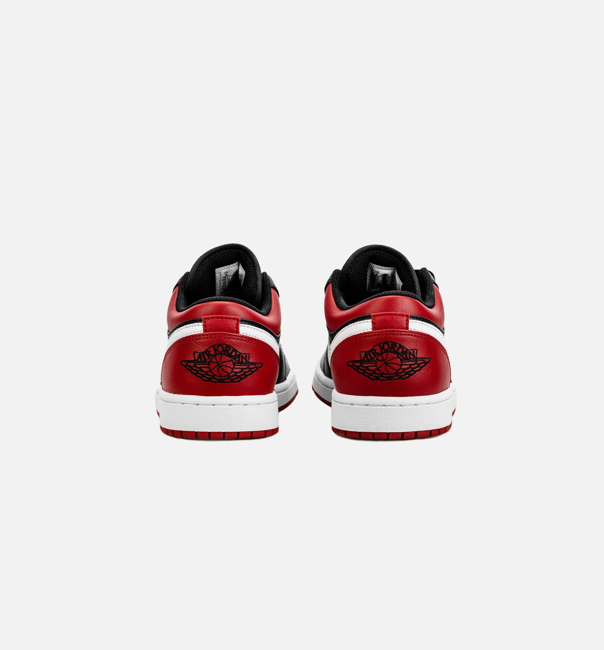 Air Jordan 1 Retro Low Bred Toe Mens Lifestyle Shoe - Black/Red