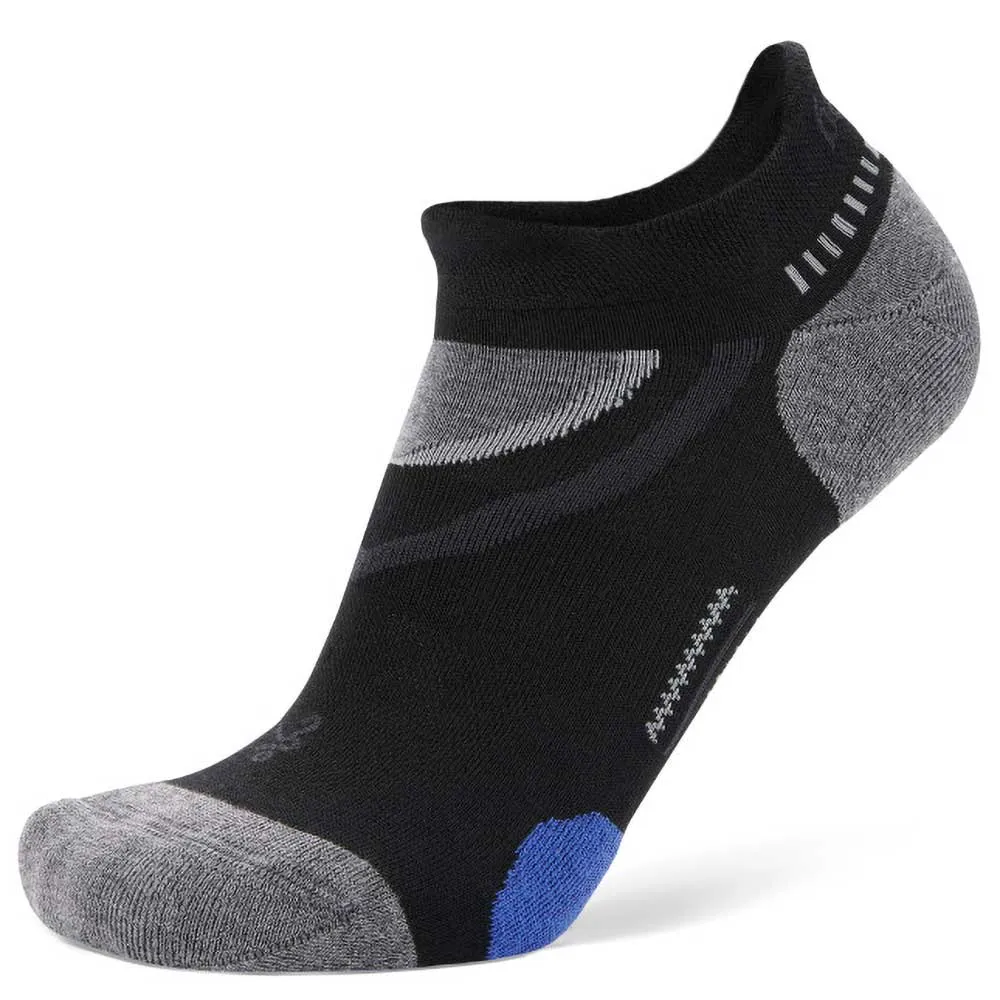 All Gender UltraGlide No Show Socks - Black