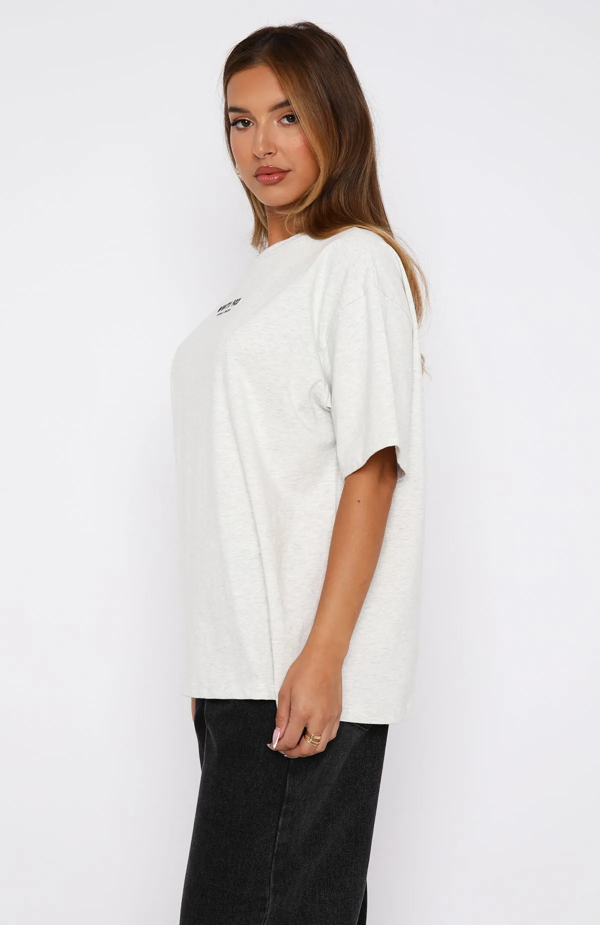 All I've Got Oversized Tee Grey Marle