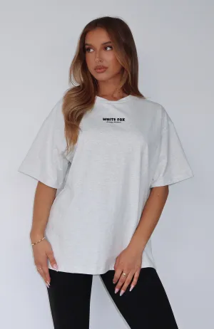 All I've Got Oversized Tee Grey Marle