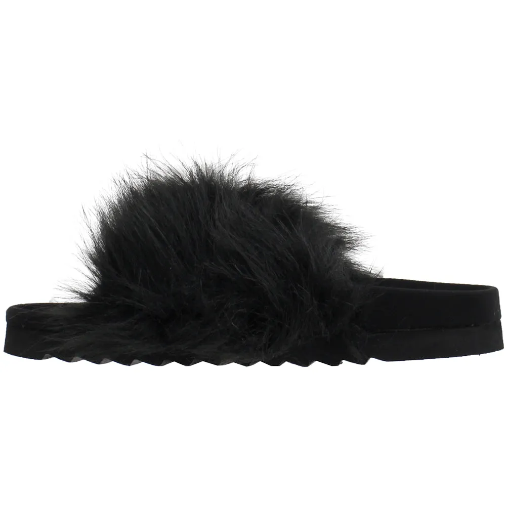 Amari Faux Fur Slide Sandals