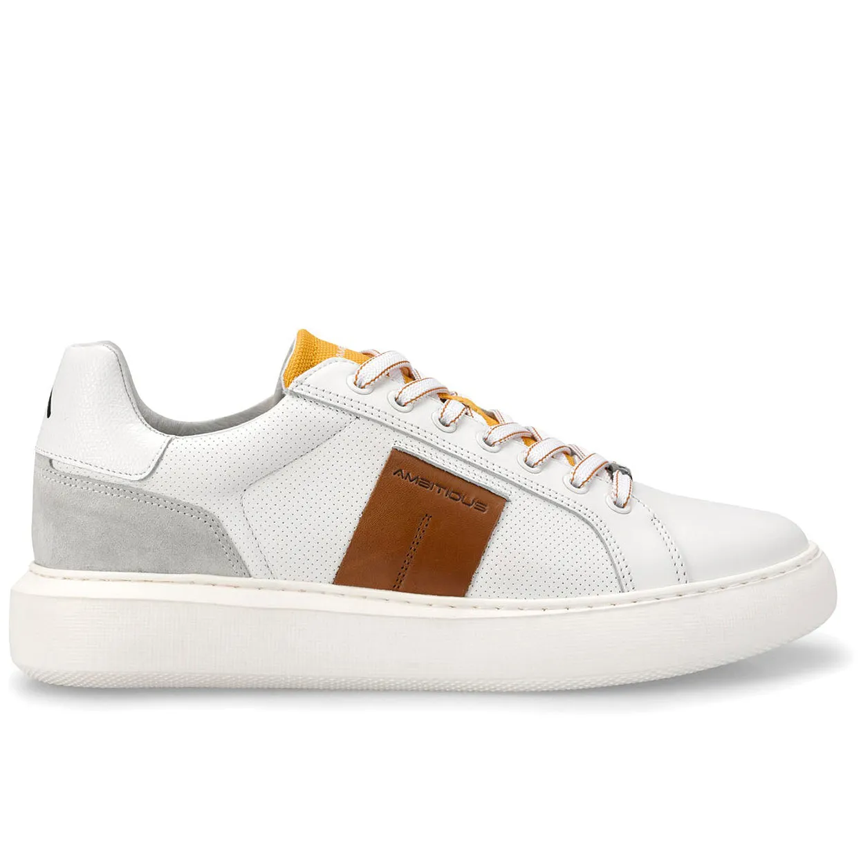 Ambitious Eclipse Logo Sneaker - White