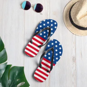 American Flag Flip-Flops