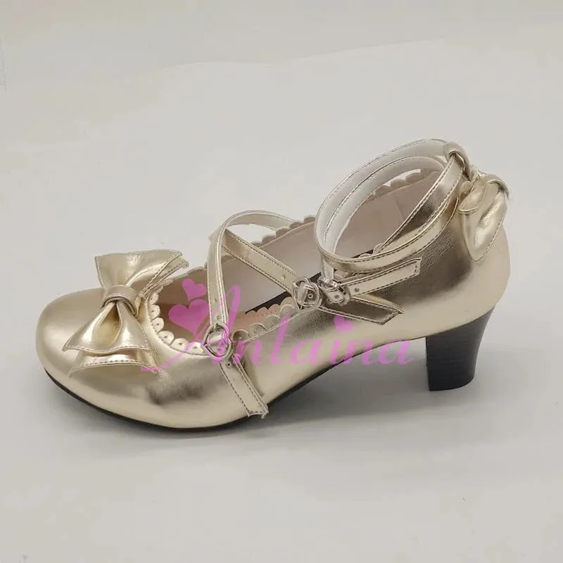 Antaina~Lolita Tea Party Heels Shoes Size 45-48