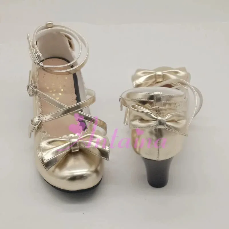 Antaina~Lolita Tea Party Heels Shoes Size 45-48