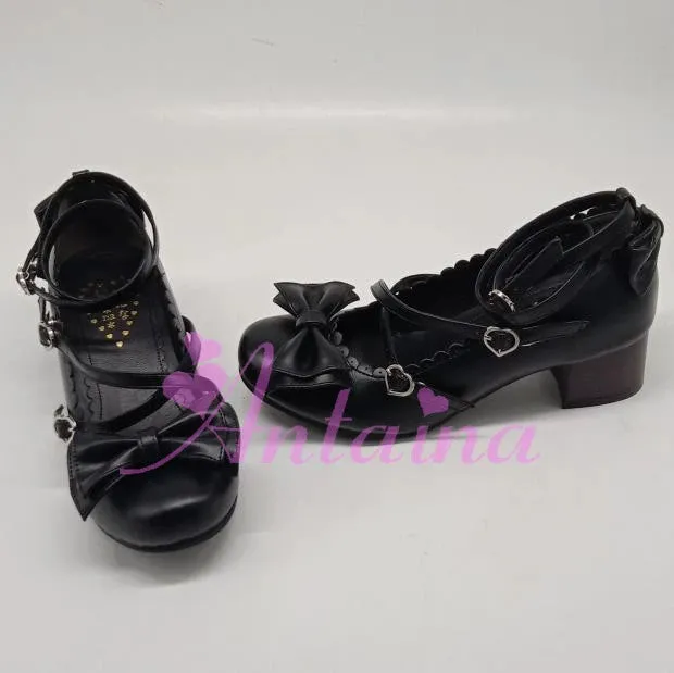 Antaina~Lolita Tea Party Heels Shoes Size 45-48