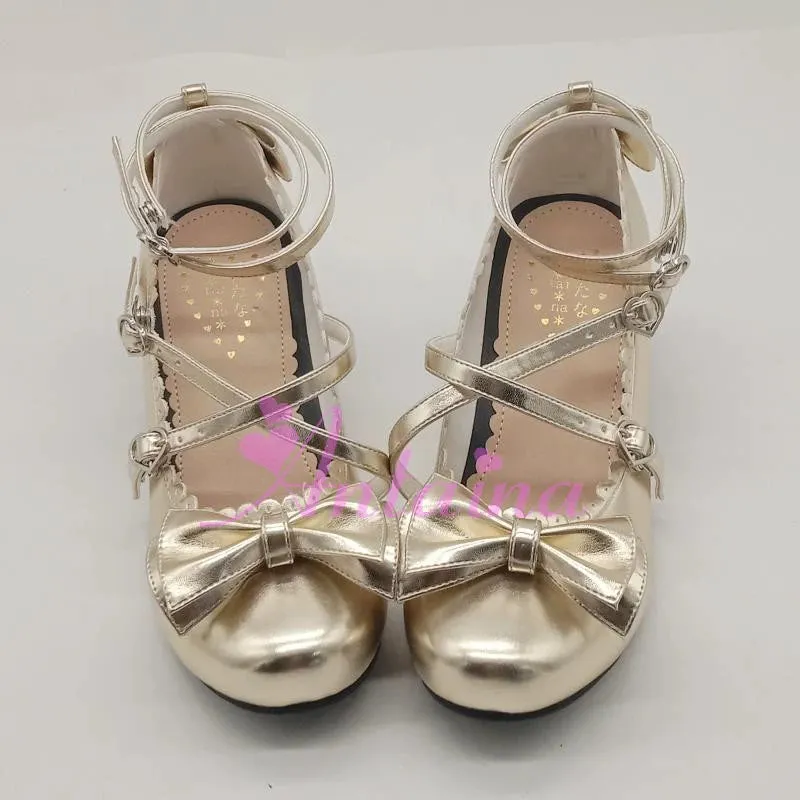 Antaina~Lolita Tea Party Heels Shoes Size 45-48