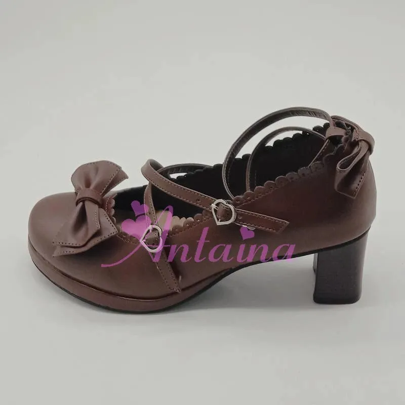 Antaina~Lolita Tea Party Heels Shoes Size 45-48