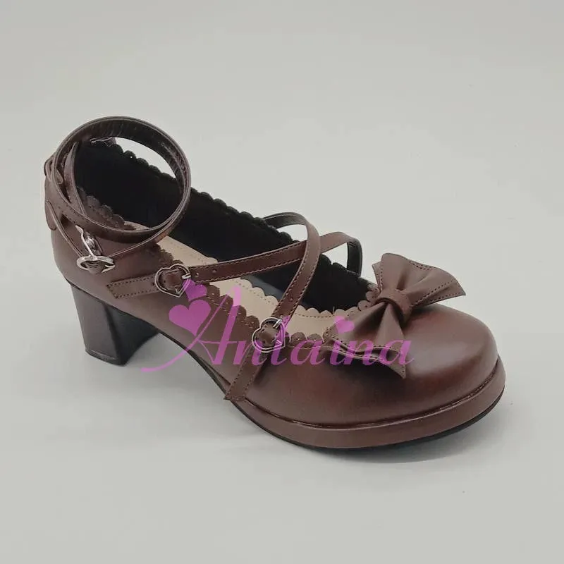 Antaina~Lolita Tea Party Heels Shoes Size 45-48