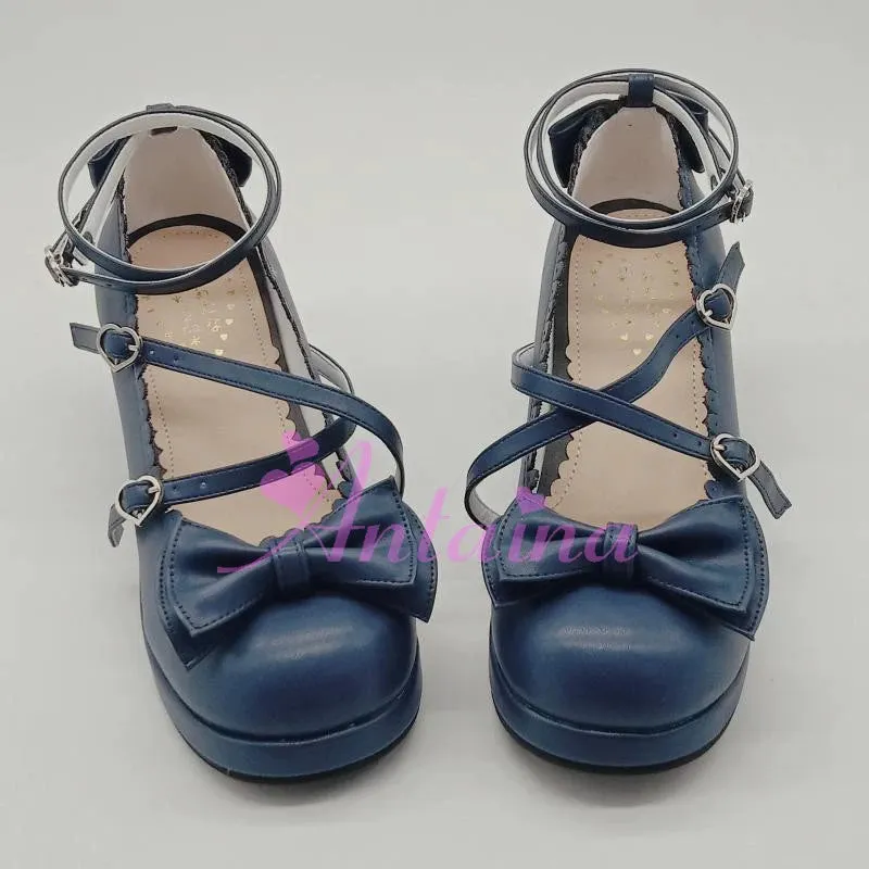 Antaina~Lolita Tea Party Heels Shoes Size 45-48