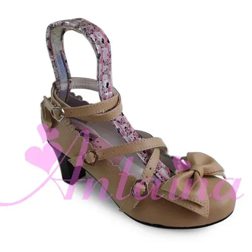 Antaina~Lolita Tea Party Heels Shoes Size 45-48