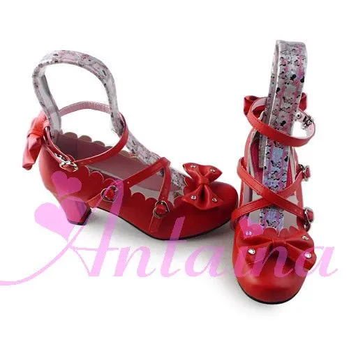 Antaina~Lolita Tea Party Heels Shoes Size 45-48