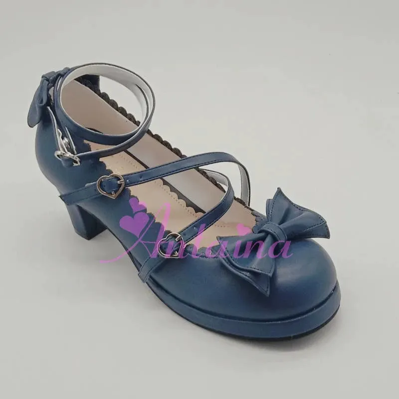 Antaina~Lolita Tea Party Heels Shoes Size 45-48