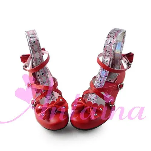 Antaina~Lolita Tea Party Heels Shoes Size 45-48