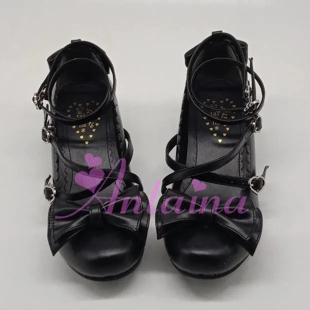 Antaina~Lolita Tea Party Heels Shoes Size 45-48