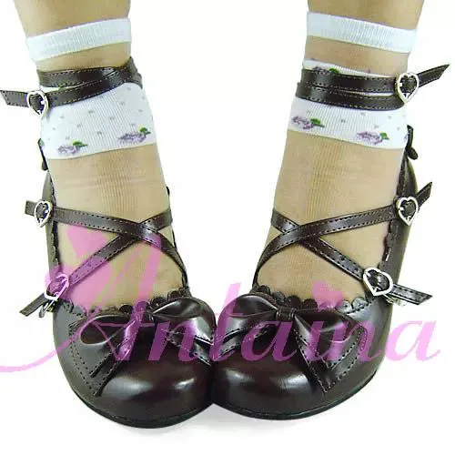 Antaina~Lolita Tea Party Heels Shoes Size 45-48