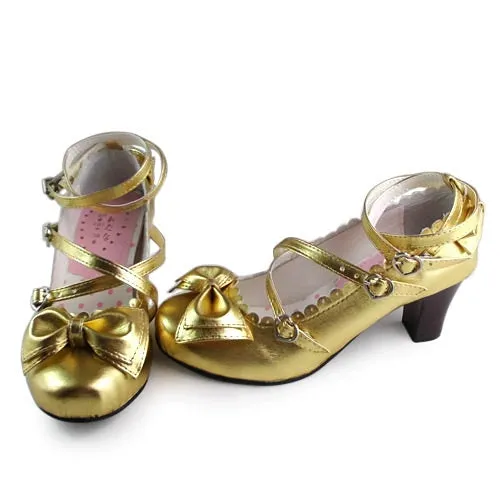 Antaina~Lolita Tea Party Heels Shoes Size 45-48