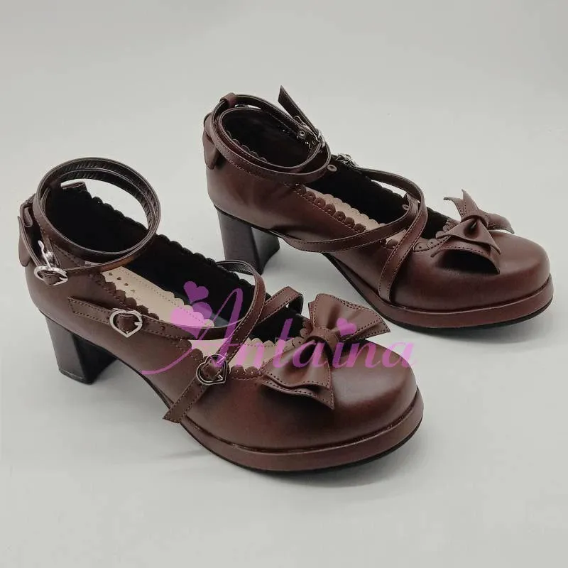 Antaina~Lolita Tea Party Heels Shoes Size 45-48