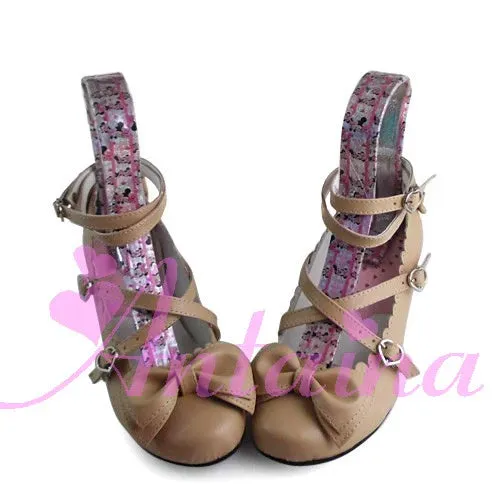 Antaina~Lolita Tea Party Heels Shoes Size 45-48