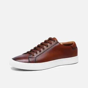 Antonios Genuine Leather Brown Shoes