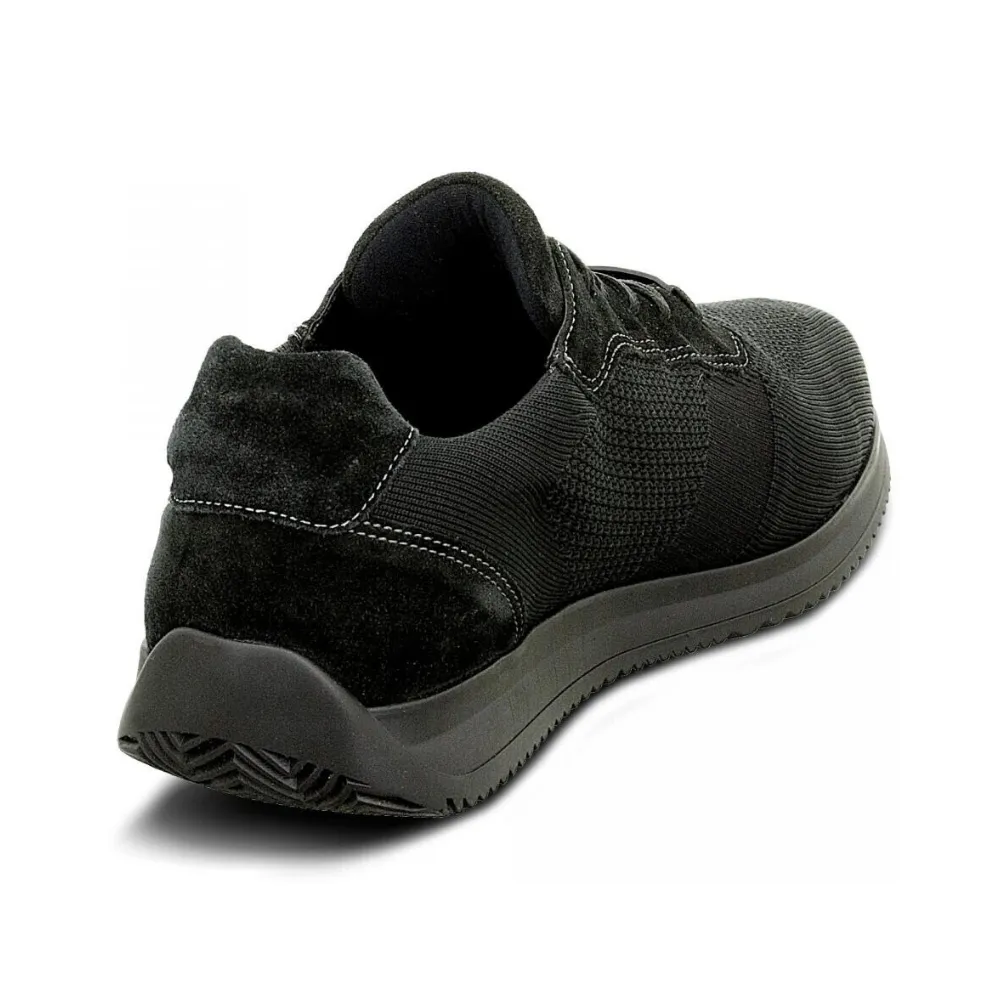 Ara Logan Black Knitted Sneaker (Men's)