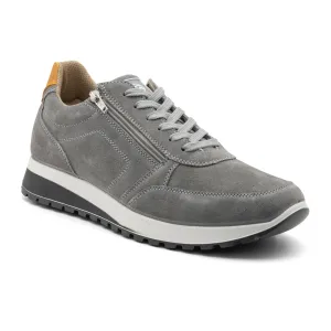 Ara Murray Lace Up Sneaker (Men) - Grey/Rust