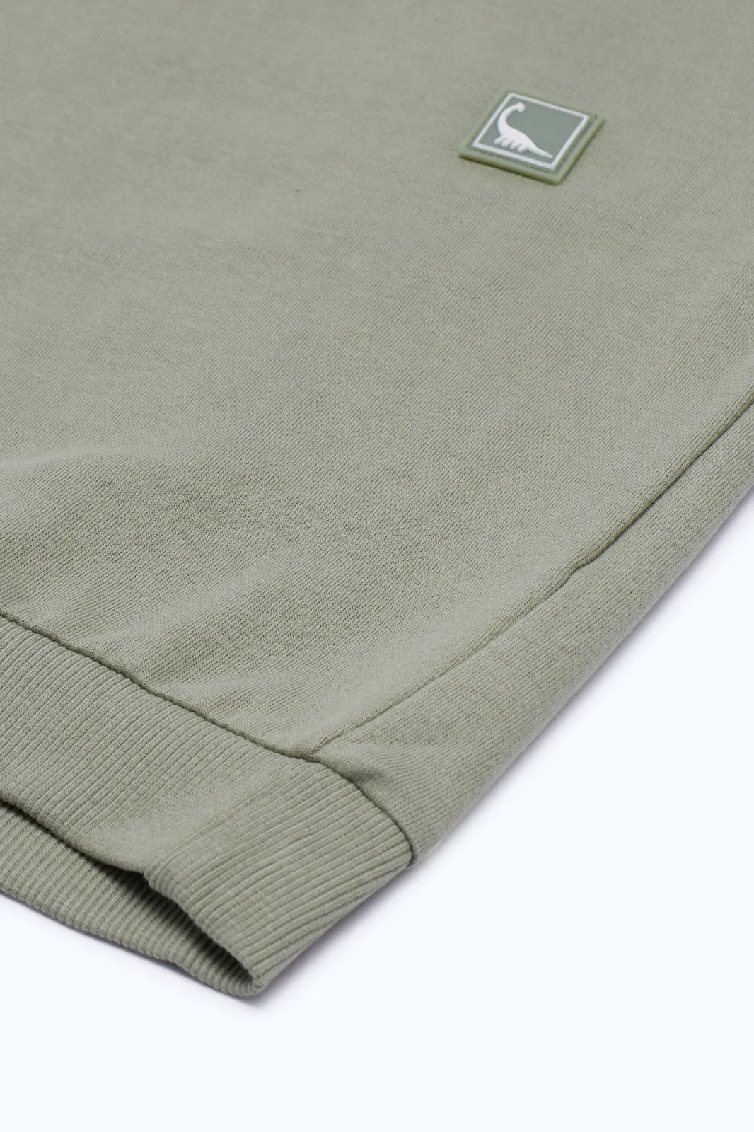 Baby Boys Olive Plain T-Shirt