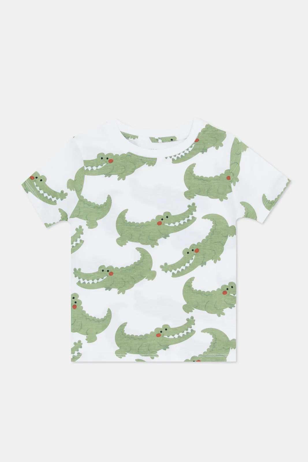 Baby Boys Printed Green Croc T-Shirt