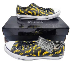 Banana Chuck Taylor Mens Size 12 Box Shoe by Converse x Andy Warhol