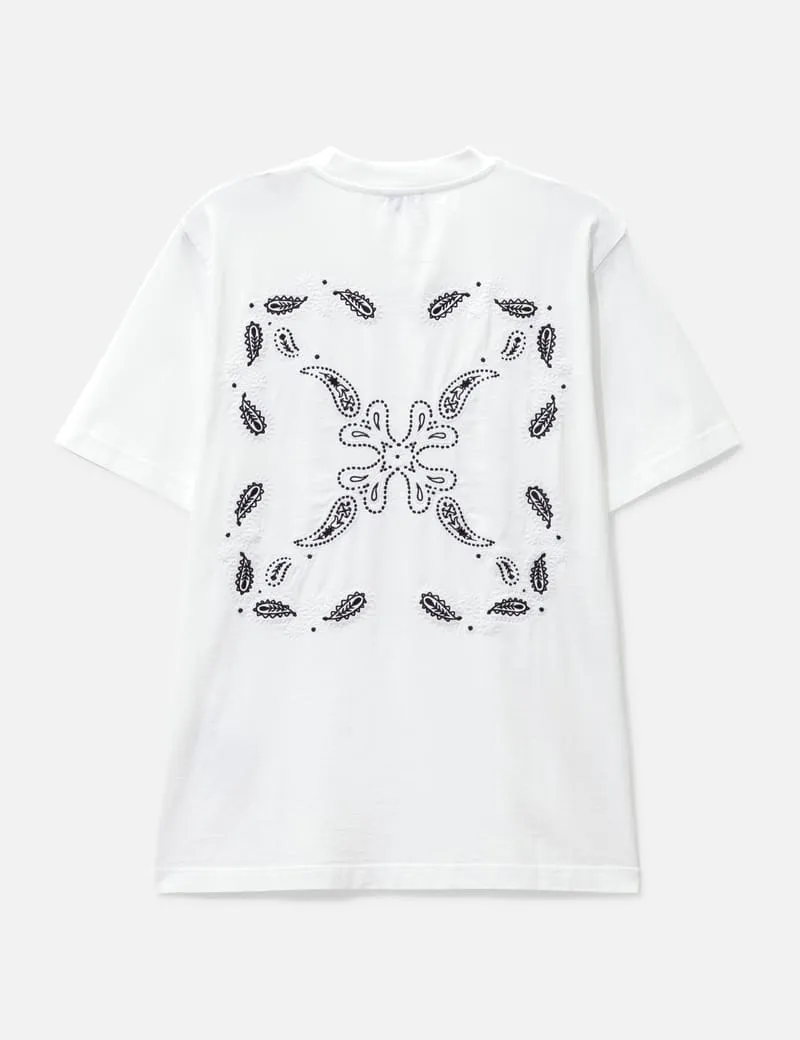 Bandana Arrow Casual S/S T-SHIRT White/Black