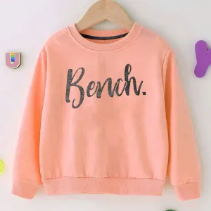 Bench Kid's Printed Long Sleeve Fleece Sweatshirt