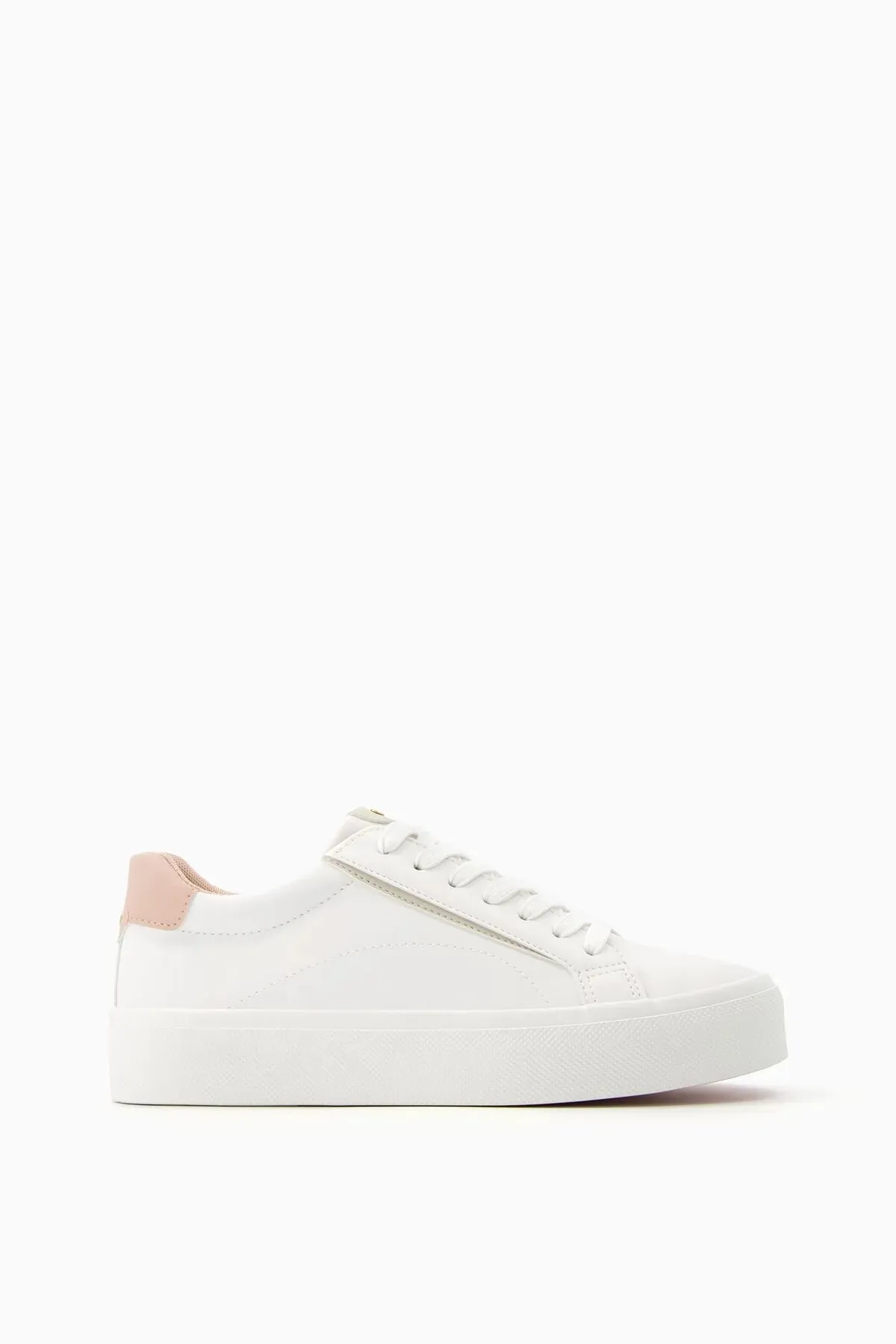 Bershka Women's Contrast Studded Sneakers