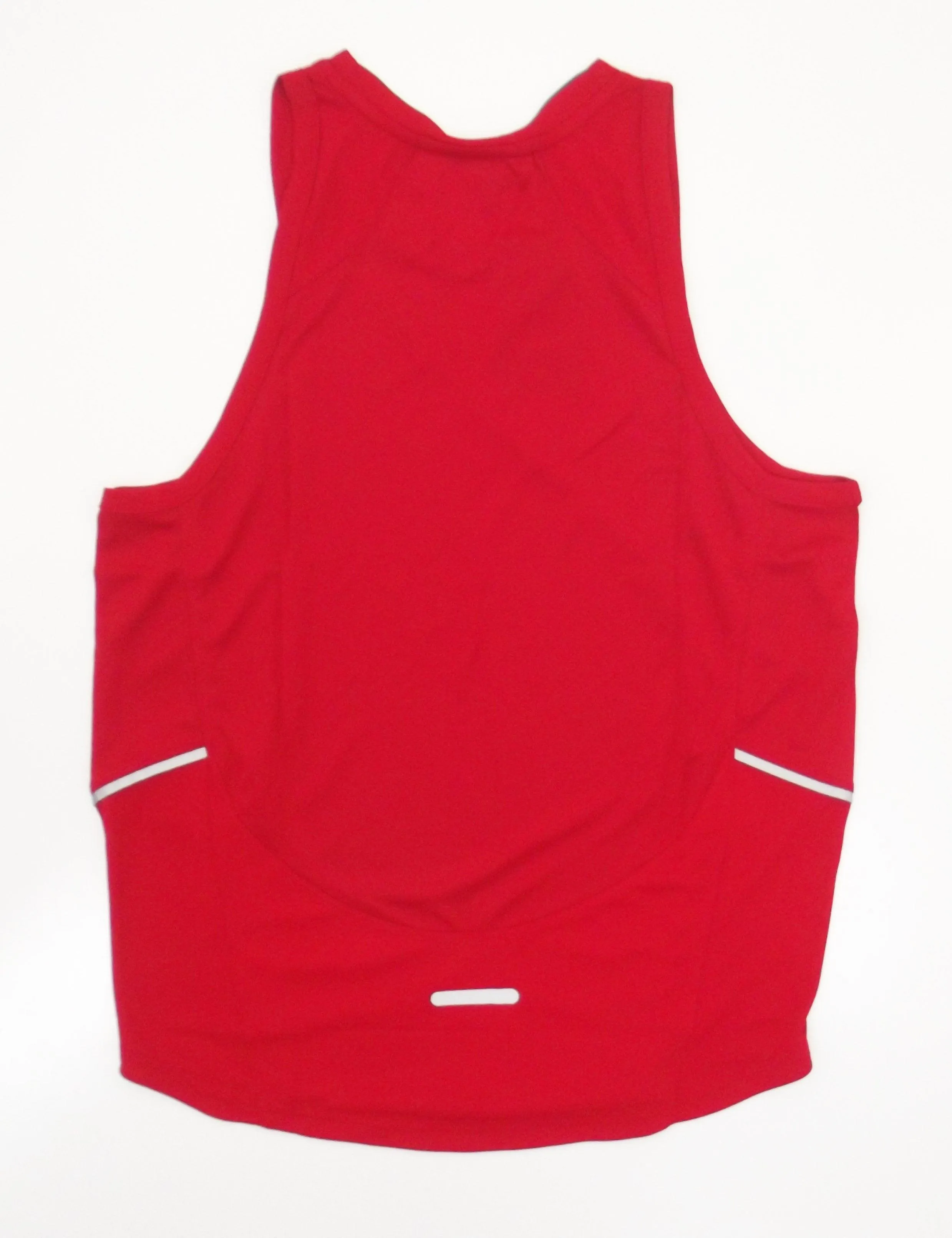 Blk Vapour Performance Adults Red Singlet