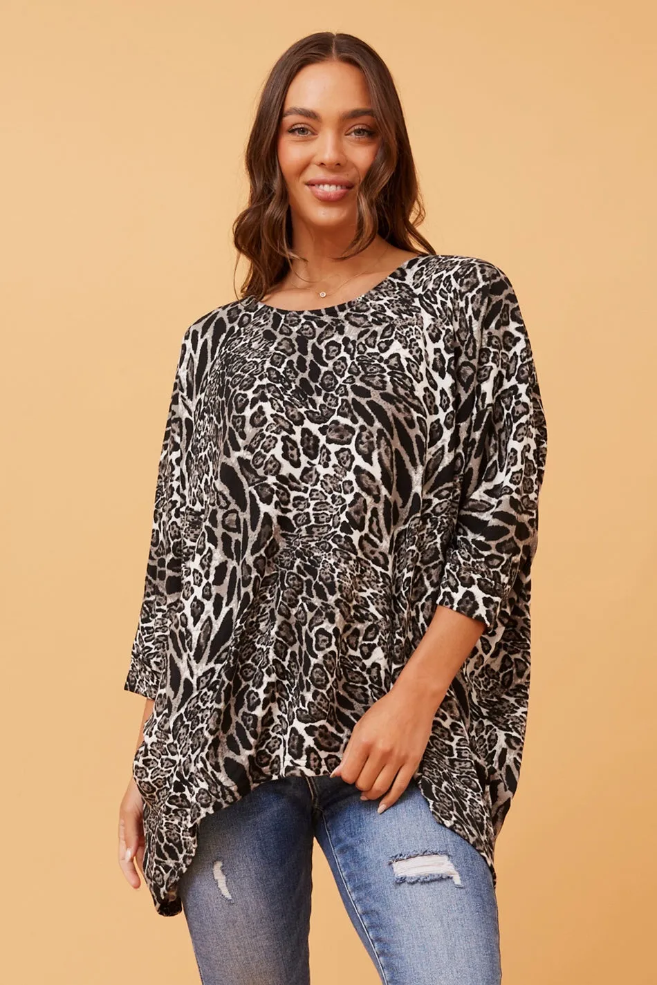 BRYN LEOPARD PRINT TOP