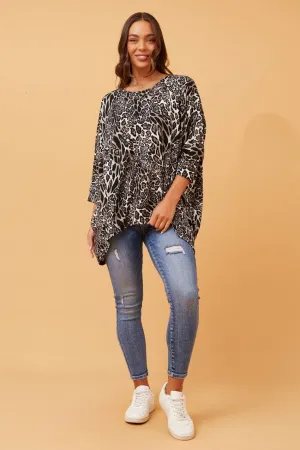 BRYN LEOPARD PRINT TOP