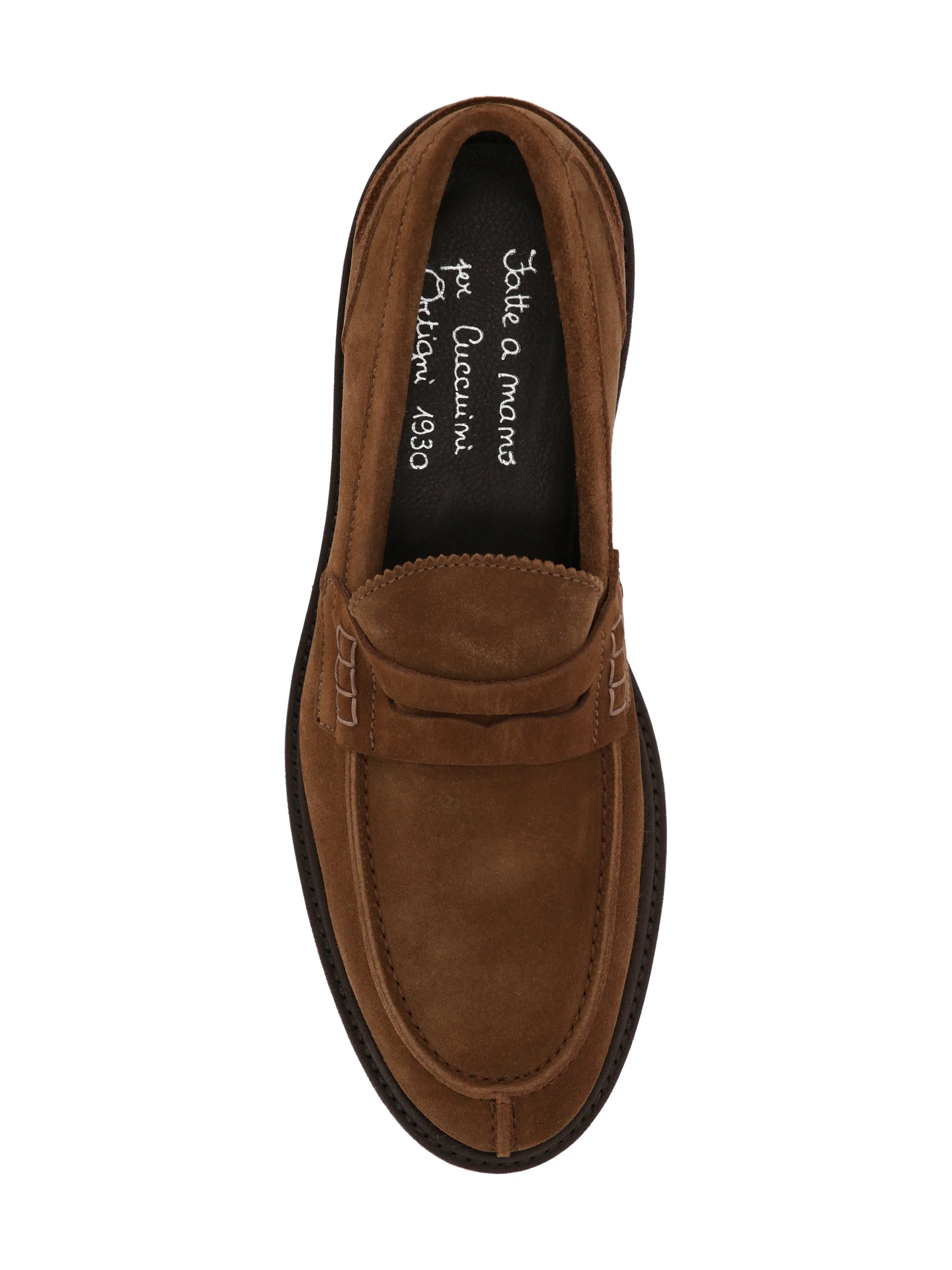 Calf Leather Man Flat Shoes