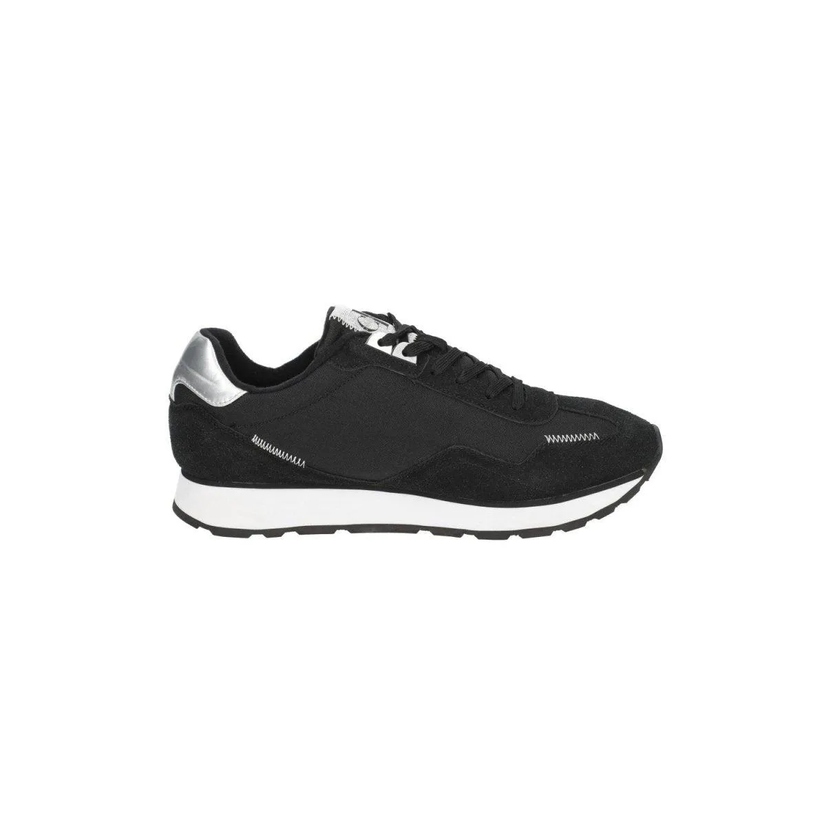 Calvin Klein Eden Low-Top Sneakers Fabric Black Colour For Men