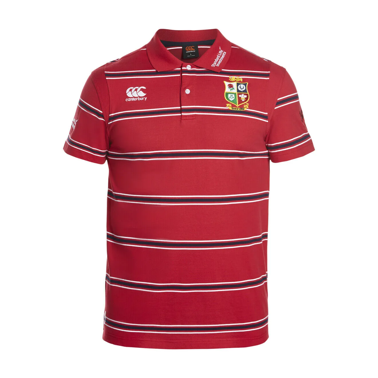 Canterbury British and Irish Lions 2017 Mens Vapodri Stripe Polo