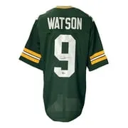 Christian Watson Green Bay Signed Green Football Jersey BAS