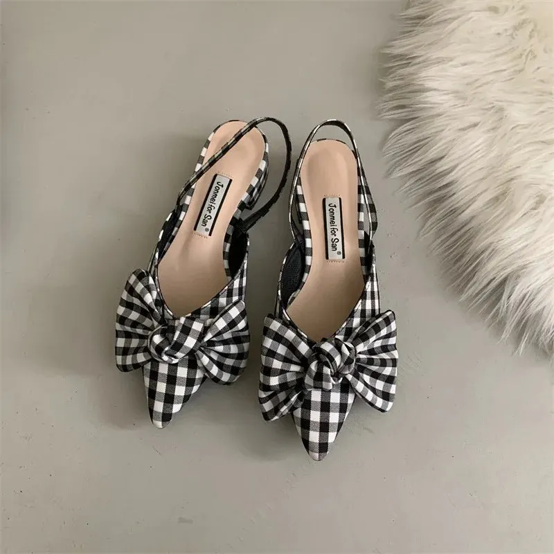 Comfortable Women's Flat Shoes with Elegant Toe Bow - Stylish & Versatile