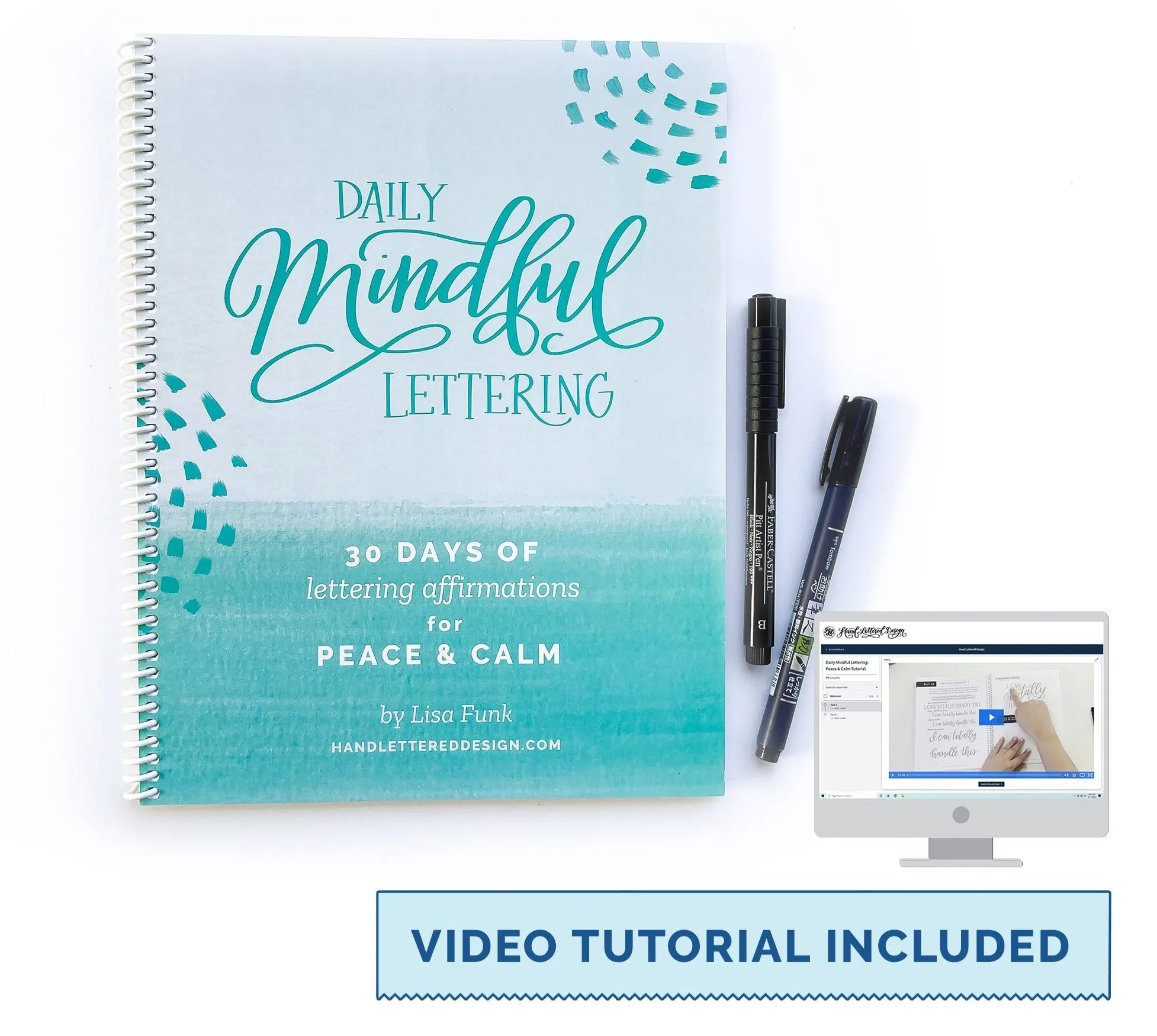 Daily Mindful Lettering Kit: Peace & Calm